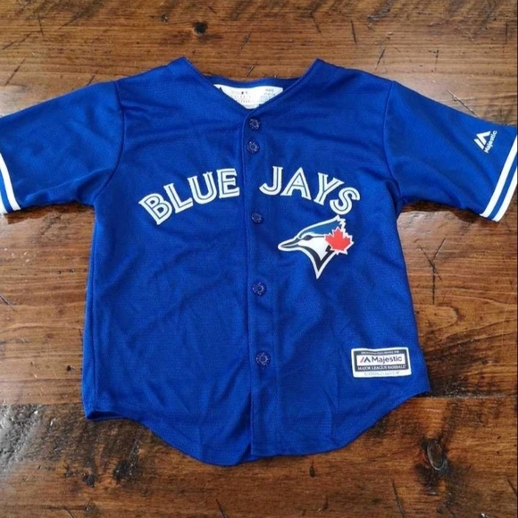 Official MLB wear size 4T Blue Jays jersey